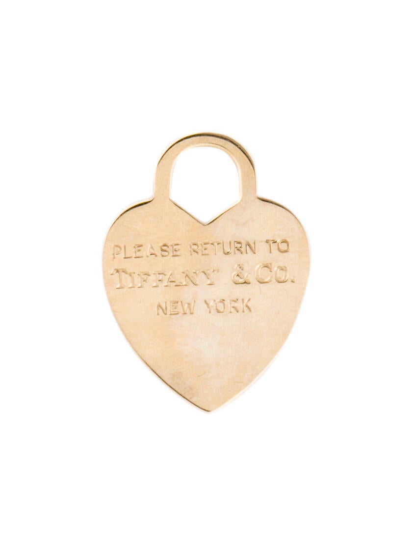 Tiffany & Co. 14K Vintage "Return to Tiffany" Heart Tag Pendant 14K