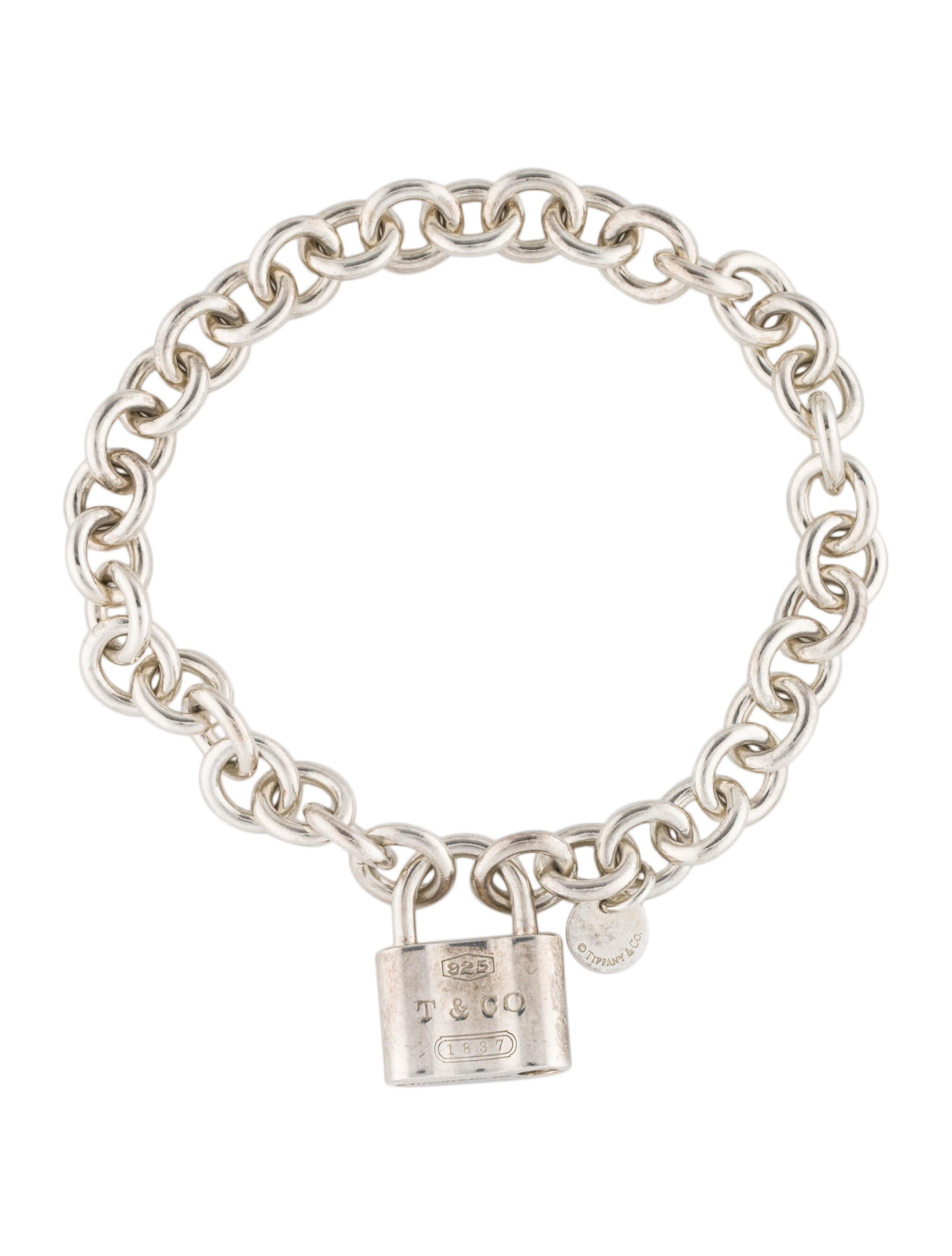 Tiffany & Co. 1837 Lock Charm Bracelet