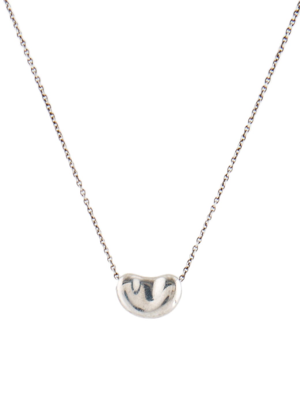 Tiffany & Co. Bean® Design Pendant Necklace Sterling Silver Pendant