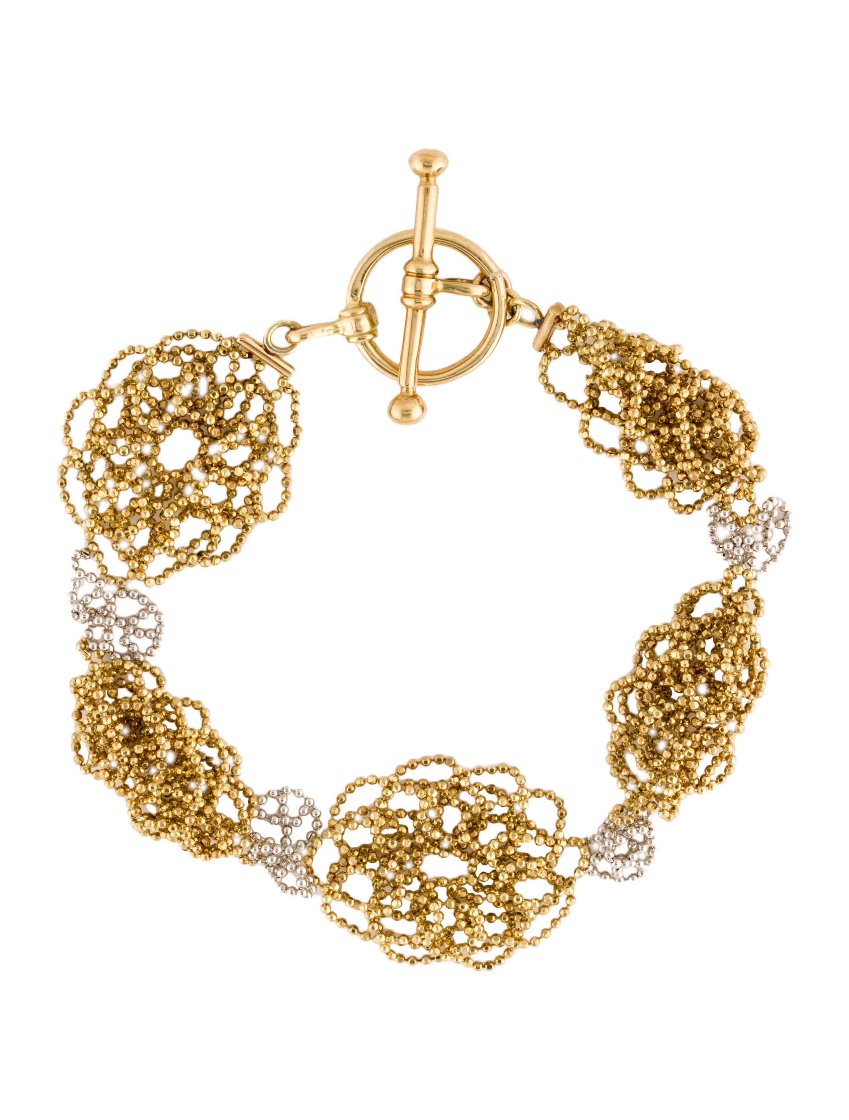 Tiffany & Co. Two-Tone 18K Mesh Bracelet