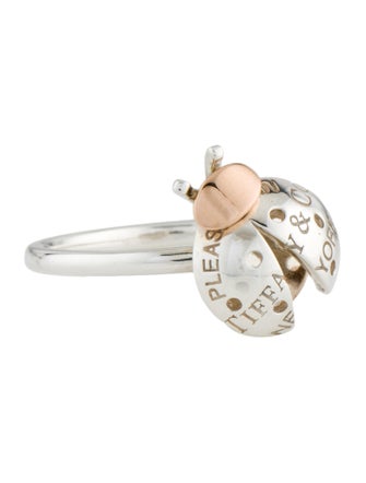 Tiffany & Co. Two-Tone Love Bugs Ladybug Cocktail Ring