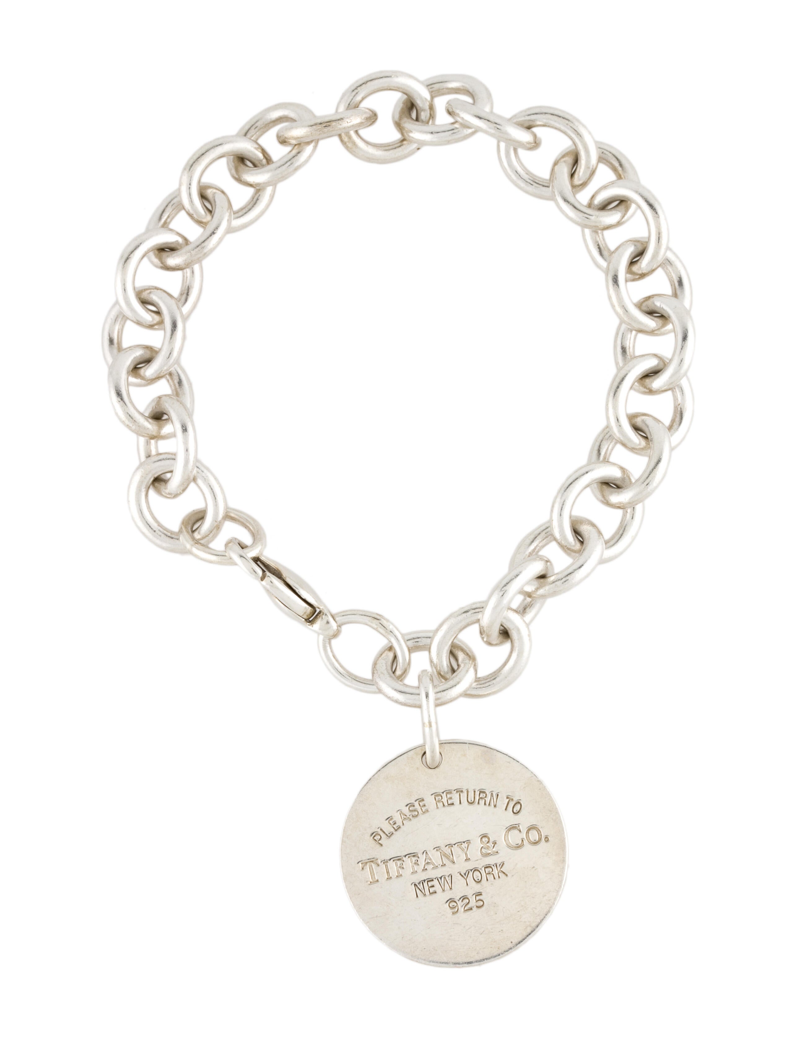 Tiffany & Co. Heart Tag Charm Bracelet Sterling Silver Charm