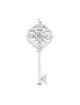 Tiffany & Co. Platinum Diamond Enchant Primrose Keys Pendant