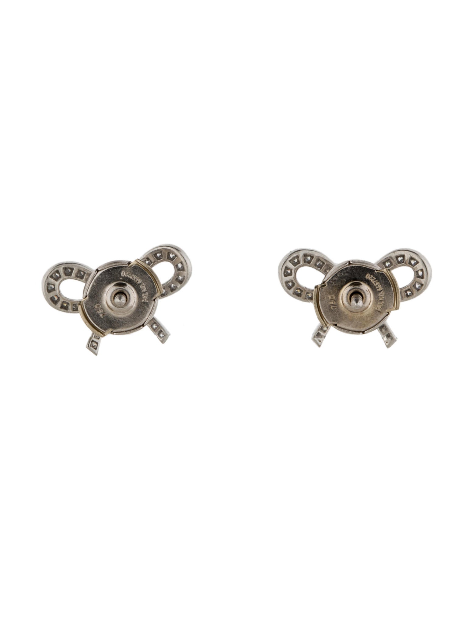 Tiffany & Co. Diamond Bow Earrings