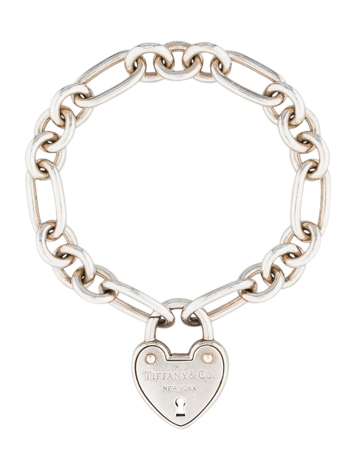 Tiffany Co Locks Heart Lock Bracelet Bracelets Tif26021 The Locks Heart Lock Bracelet