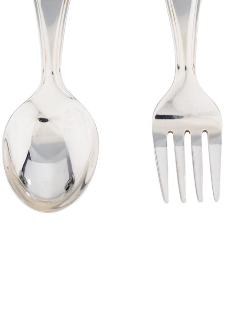 Tiffany & Co. Baby Spoon and Fork Set Tabletop & Kitchen TIF26525