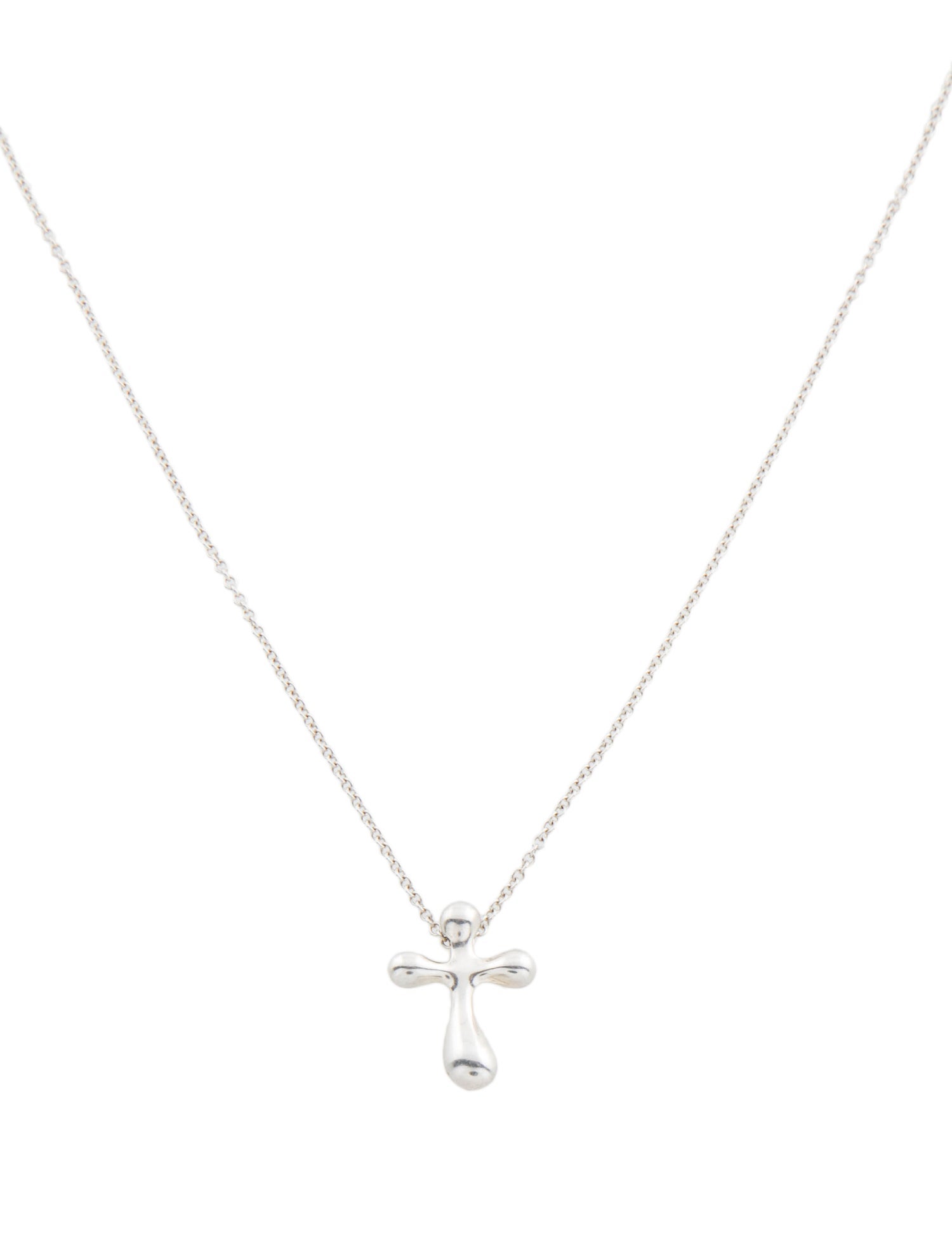 Tiffany & Co. Elsa Peretti Cross Pendant Necklace