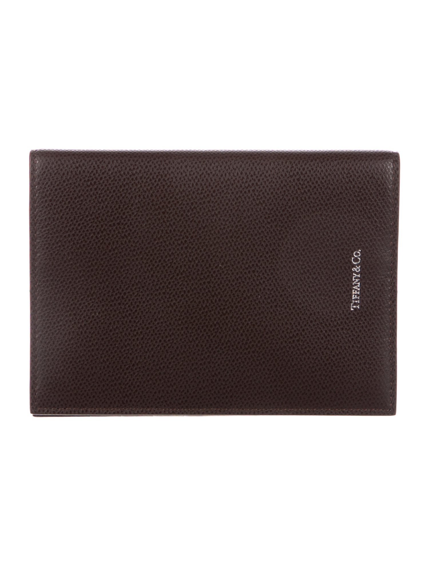 Tiffany & Co. Leather Passport Cover Brown Wallets, Accessories TIF267227 The RealReal