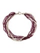 Tiffany & Co. Rhodolite Torsade Multistrand Necklace