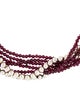 Tiffany & Co. Rhodolite Torsade Multistrand Necklace