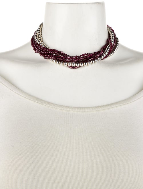 Tiffany & Co. Rhodolite Torsade Multistrand Necklace