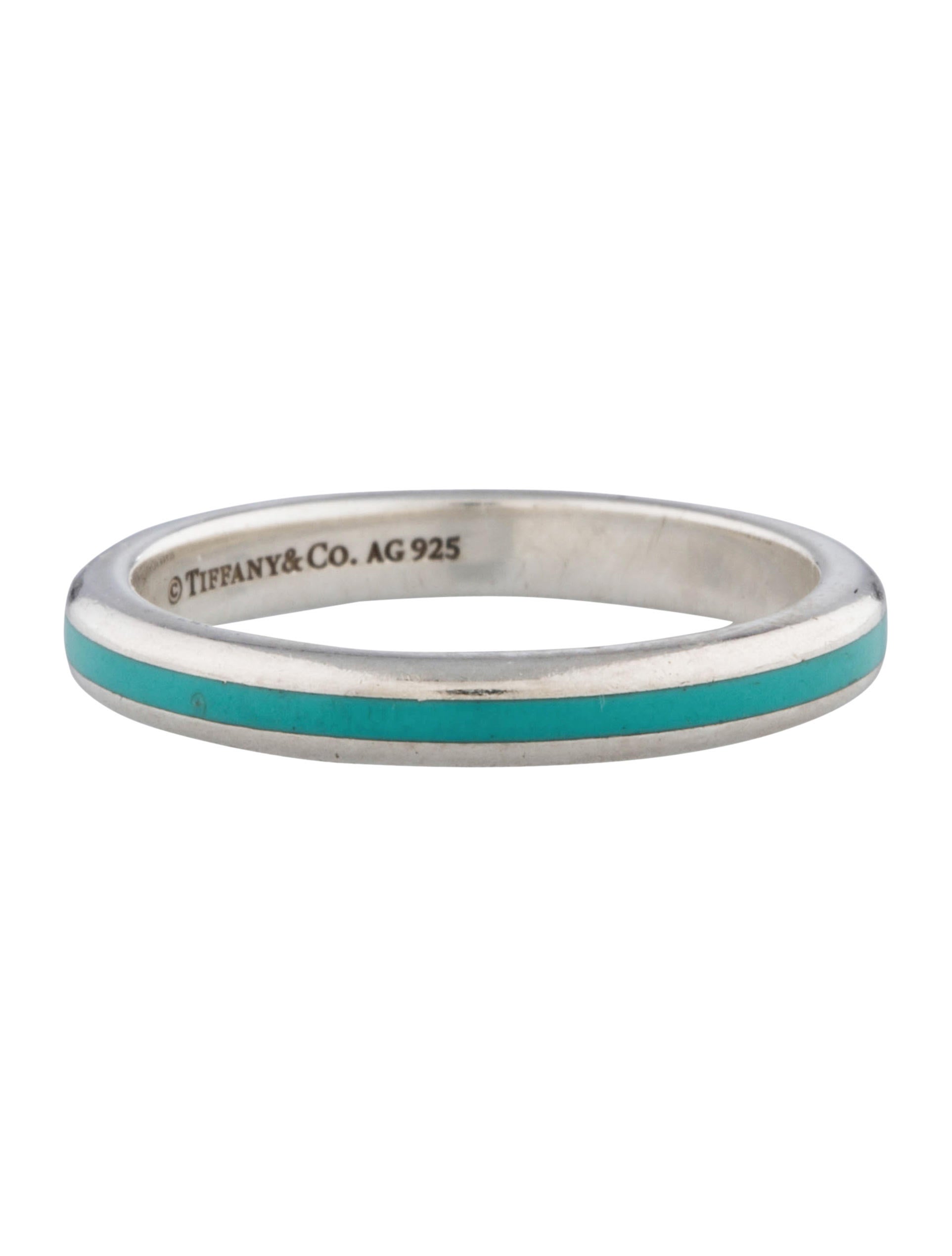 Tiffany & Co. Thin Enamel Stack Ring