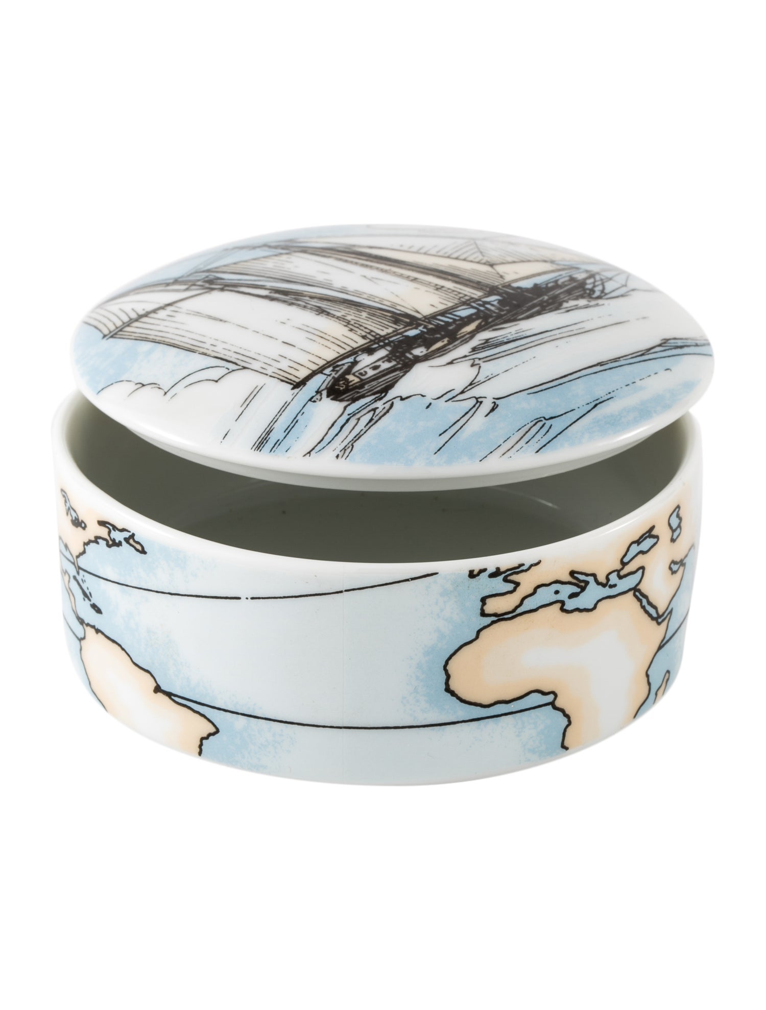 Tiffany & Co. ohnson & Higgins 100th Anniversary Ceramic Trinket Box