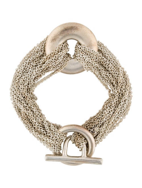 Tiffany & Co. Mesh Circle Multistrand Toggle Bracelet