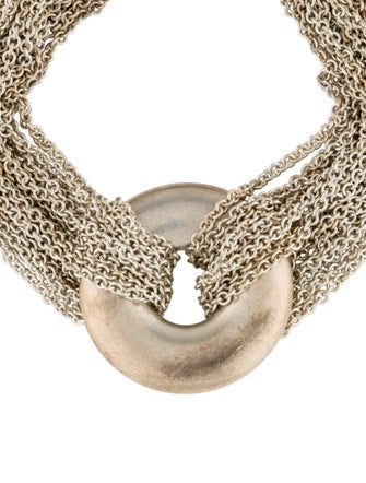 Tiffany & Co. Mesh Circle Multistrand Toggle Bracelet