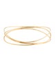 Tiffany & Co. 18K Wave Three-row Bangle