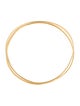 Tiffany & Co. 18K Wave Three-row Bangle
