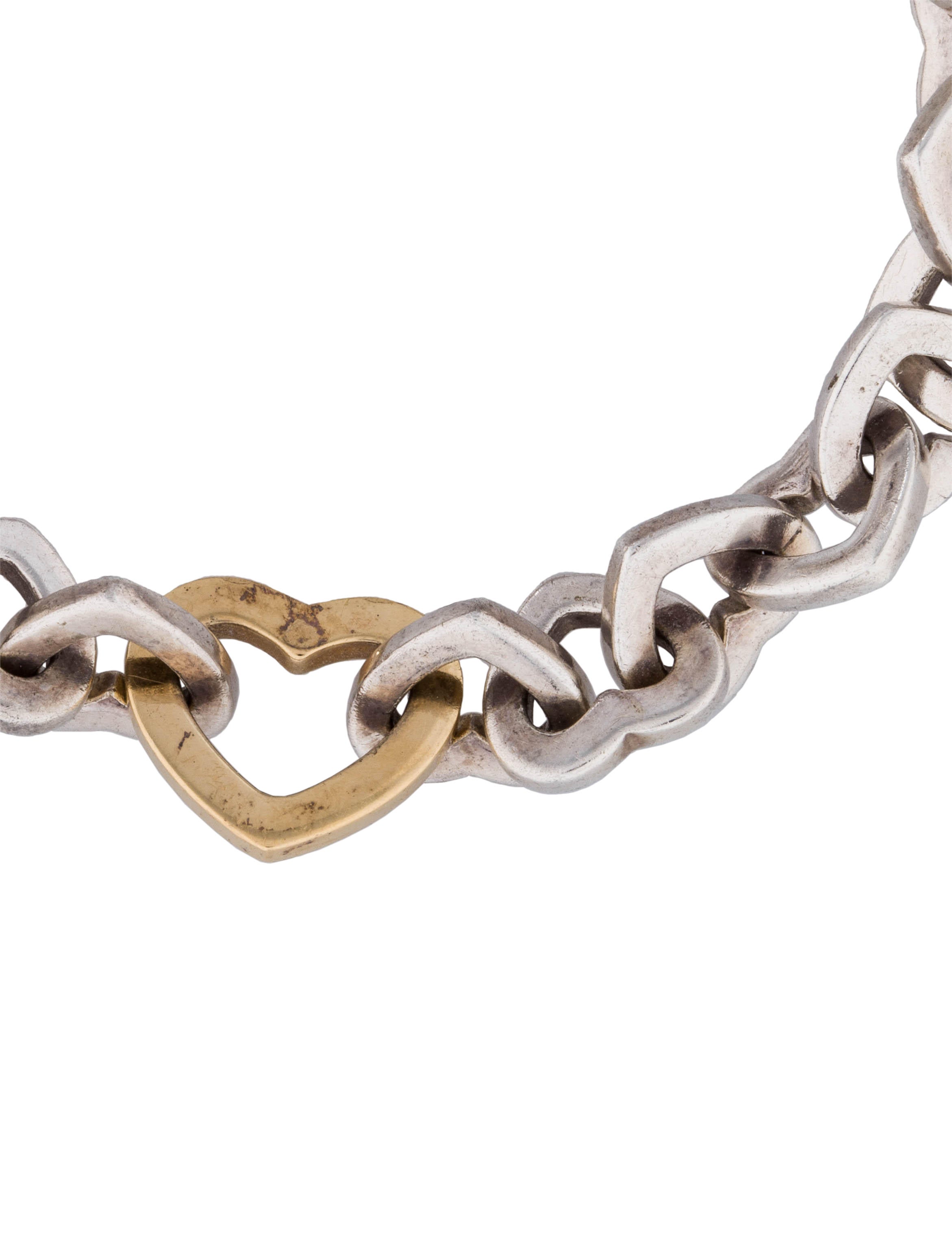Tiffany & Co. Interlocking Heart Bracelet. Bracelets TIF27937 The