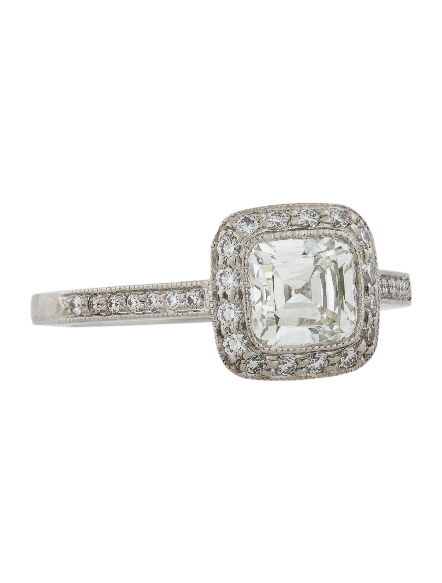 Tiffany & Co. Platinum Diamond Legacy Engagement Ring