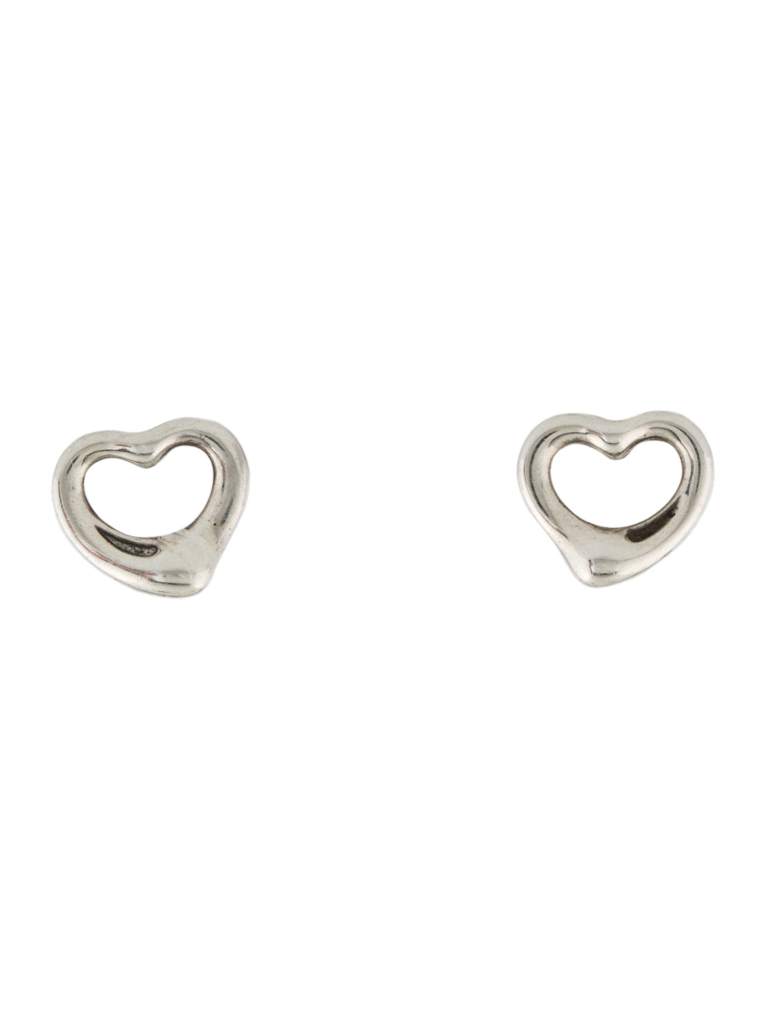 Tiffany & Co. Open Heart Stud Earrings