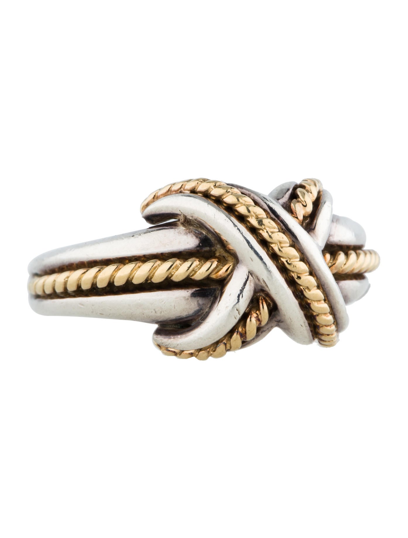 Tiffany & Co. Signature X Ring Rings TIF28435 The RealReal