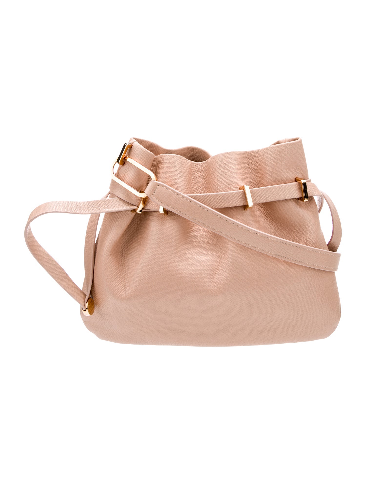 Tiffany & Co. Drawstring Leather Shoulder Bag
