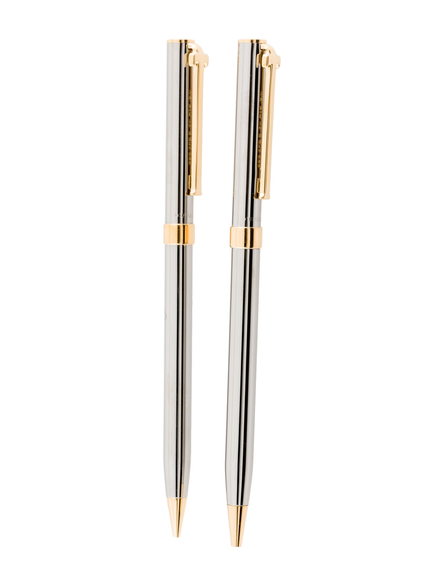 Tiffany & Co. T-Clip Ballpoint Pen & Mechanical Pencil Set