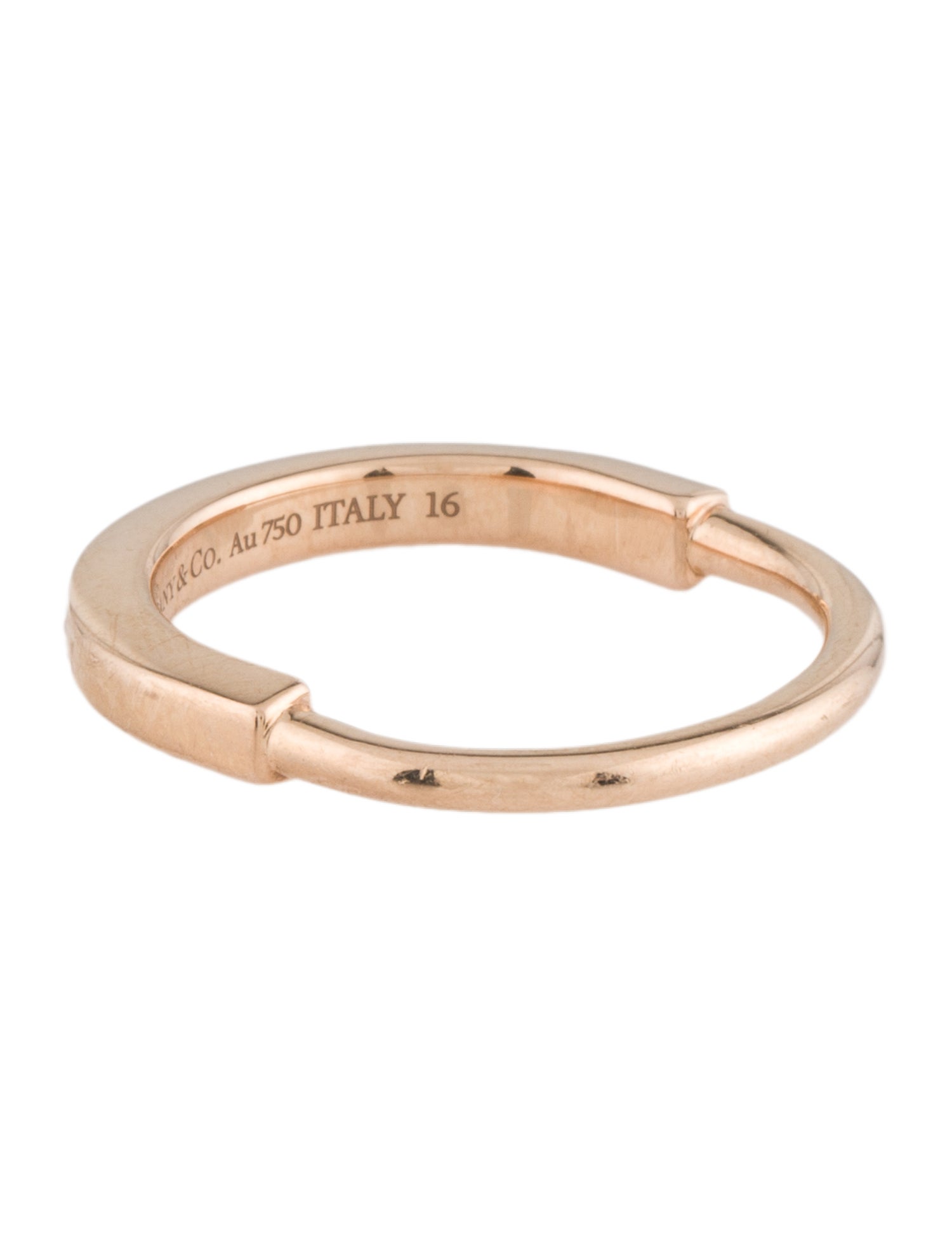 Tiffany & Co. 18K Lock Ring