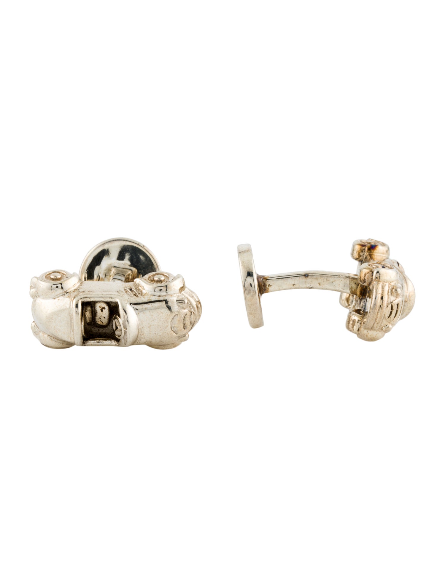 Tiffany & Co. Vintage Race Car Cufflinks - Sterling Silver  