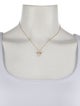 Tiffany & Co. 18K Diamond Cross Pendant Necklace