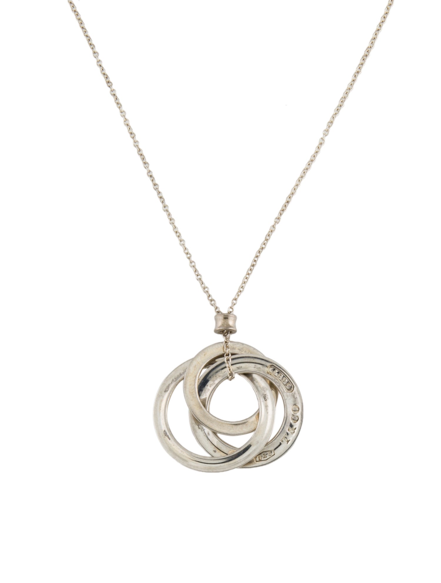 Tiffany & Co. 1837 Interlocking Circles Pendant Necklace