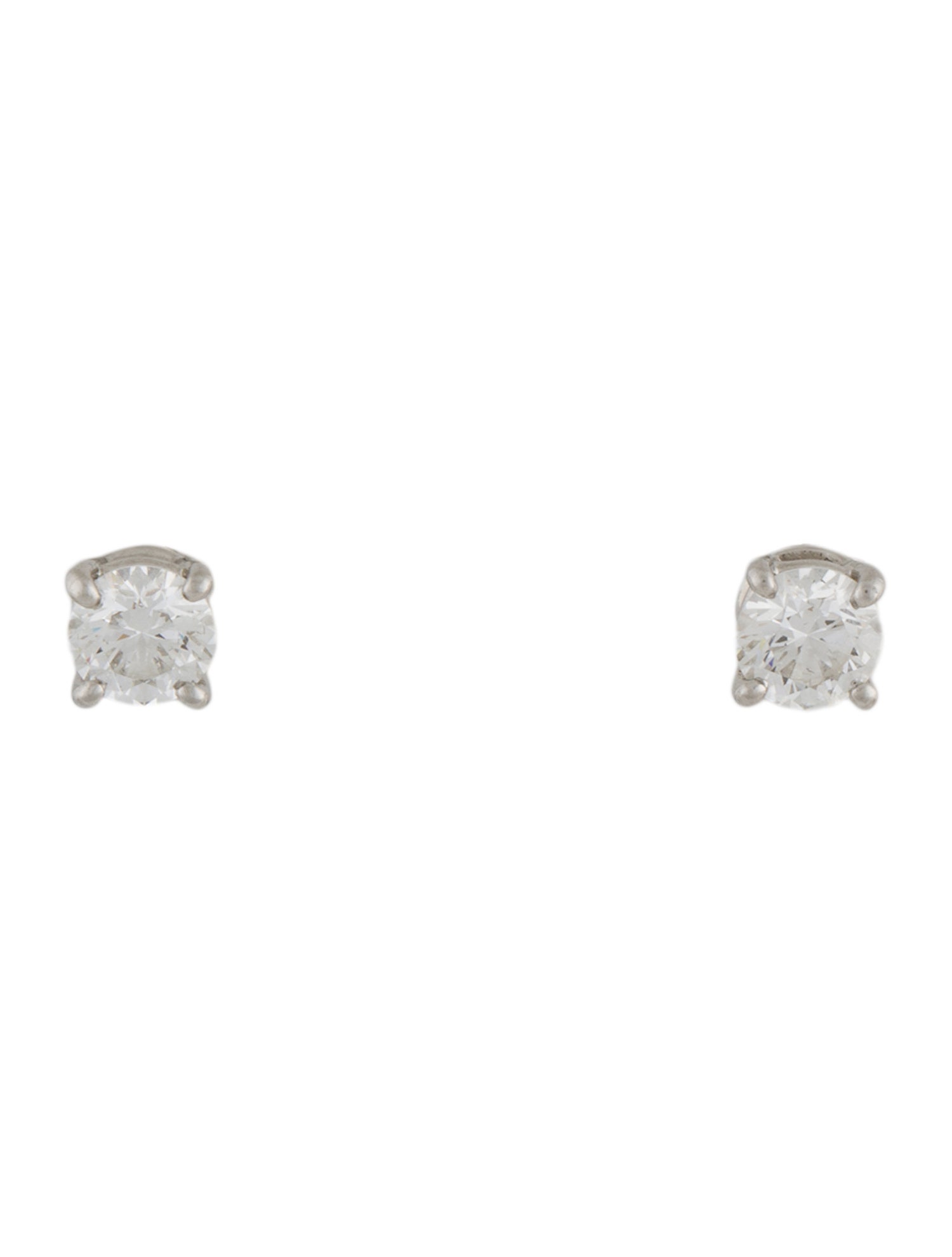 Tiffany & Co. Platinum Diamond Stud Earrings