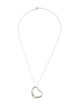 Tiffany & Co. Open Heart Pendant Necklace