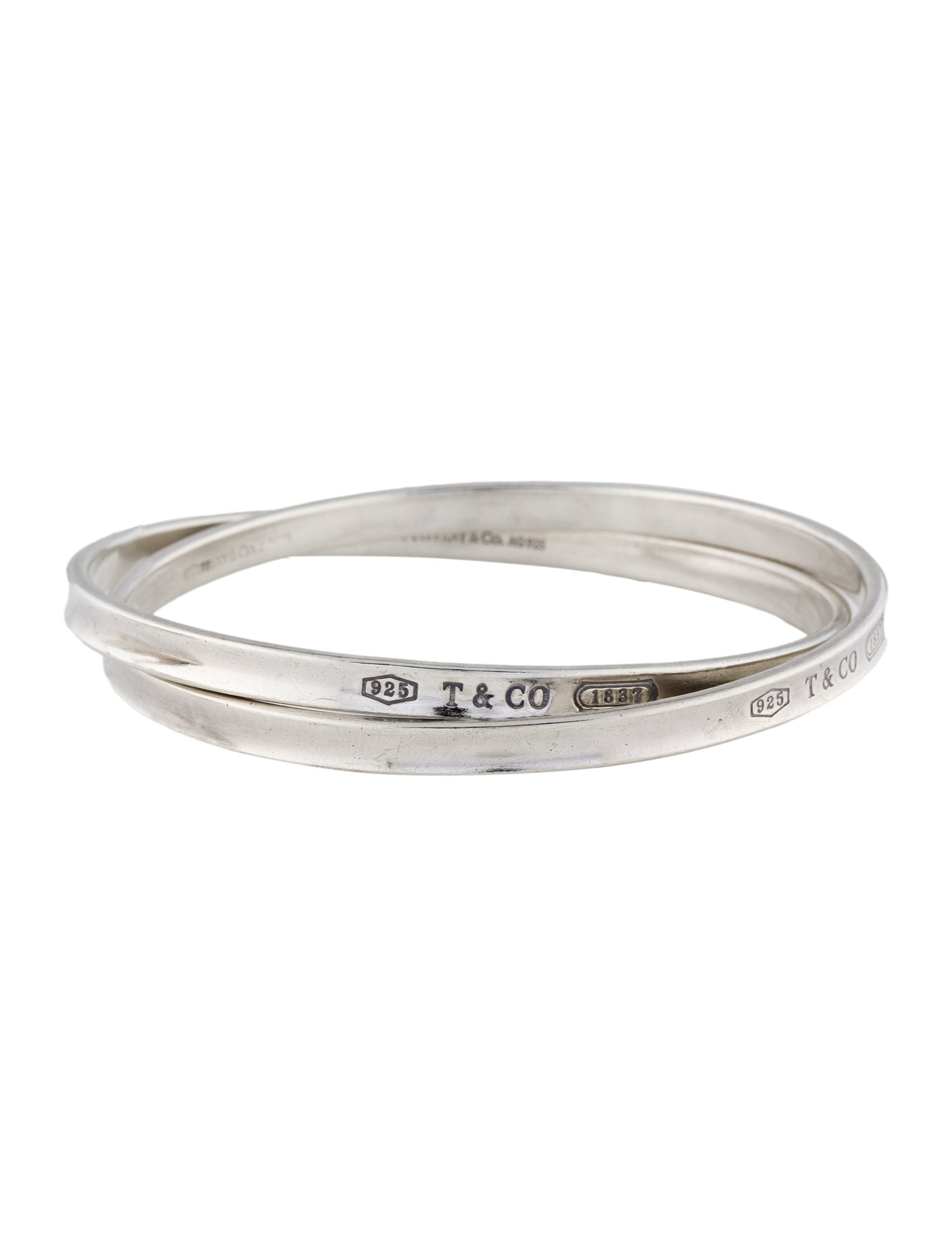 Tiffany & Co. 1837 Interlocking Circles Bangle