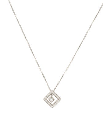 Tiffany & Co. Platinum Diamond Pendant Necklace