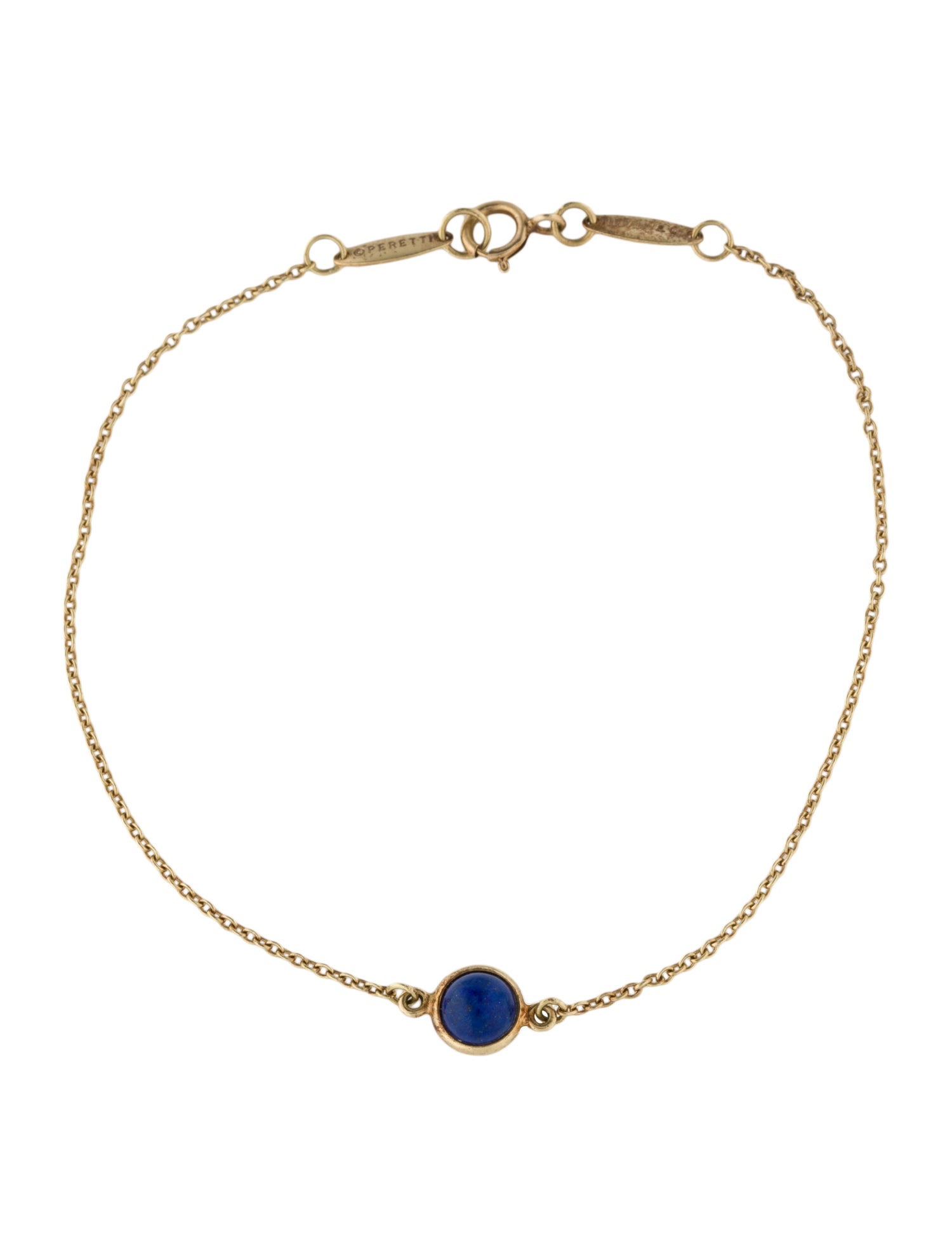 Tiffany & Co. 18K Lapis Lazuli Color by the Yard Bracelet