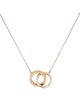 Tiffany & Co. Two-Tone Interlocking Circles Pendant Necklace