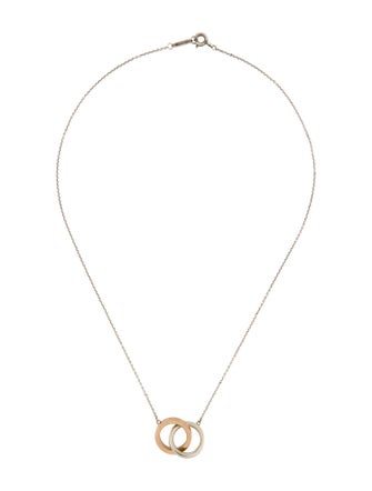 Tiffany & Co. Two-Tone Interlocking Circles Pendant Necklace