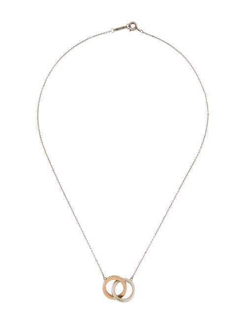 Tiffany & Co. Two-Tone Interlocking Circles Pendant Necklace
