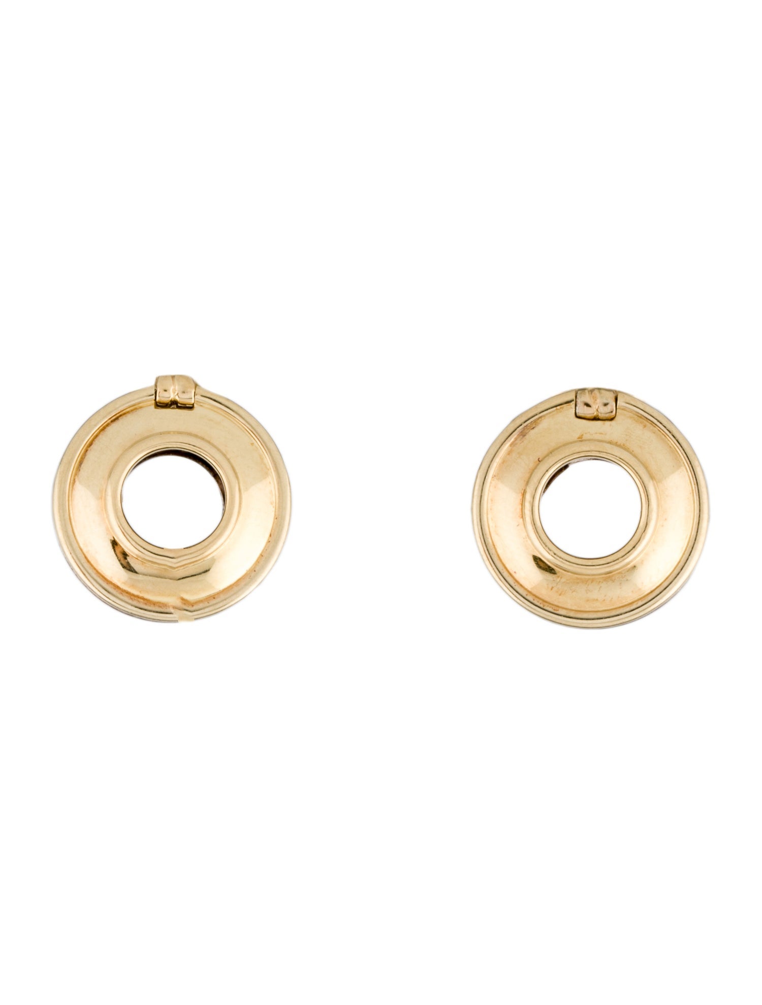 Tiffany & Co. Two-Tone Magic Reversible Disc Earrings
