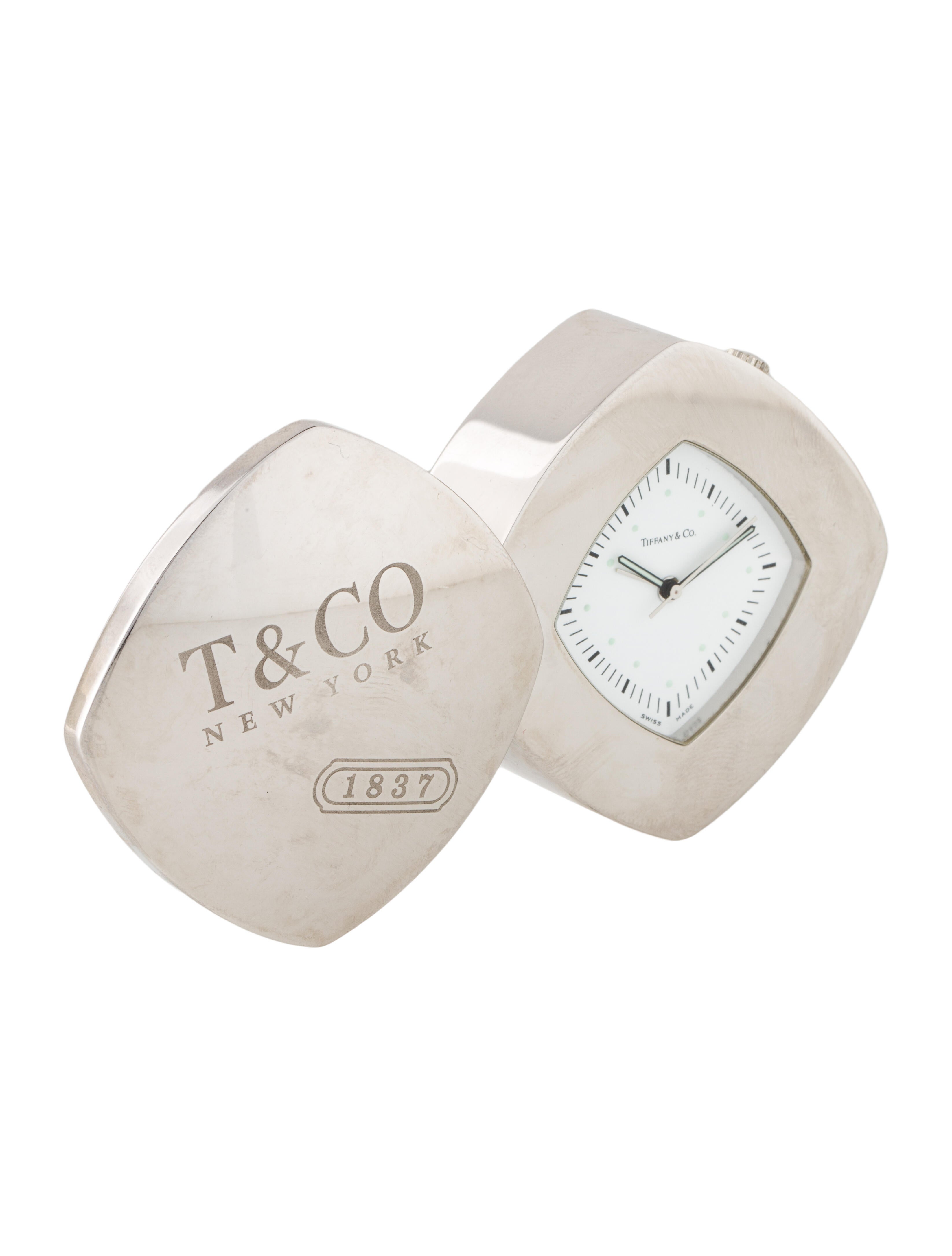 Tiffany & Co. Desk Clock with Alarm