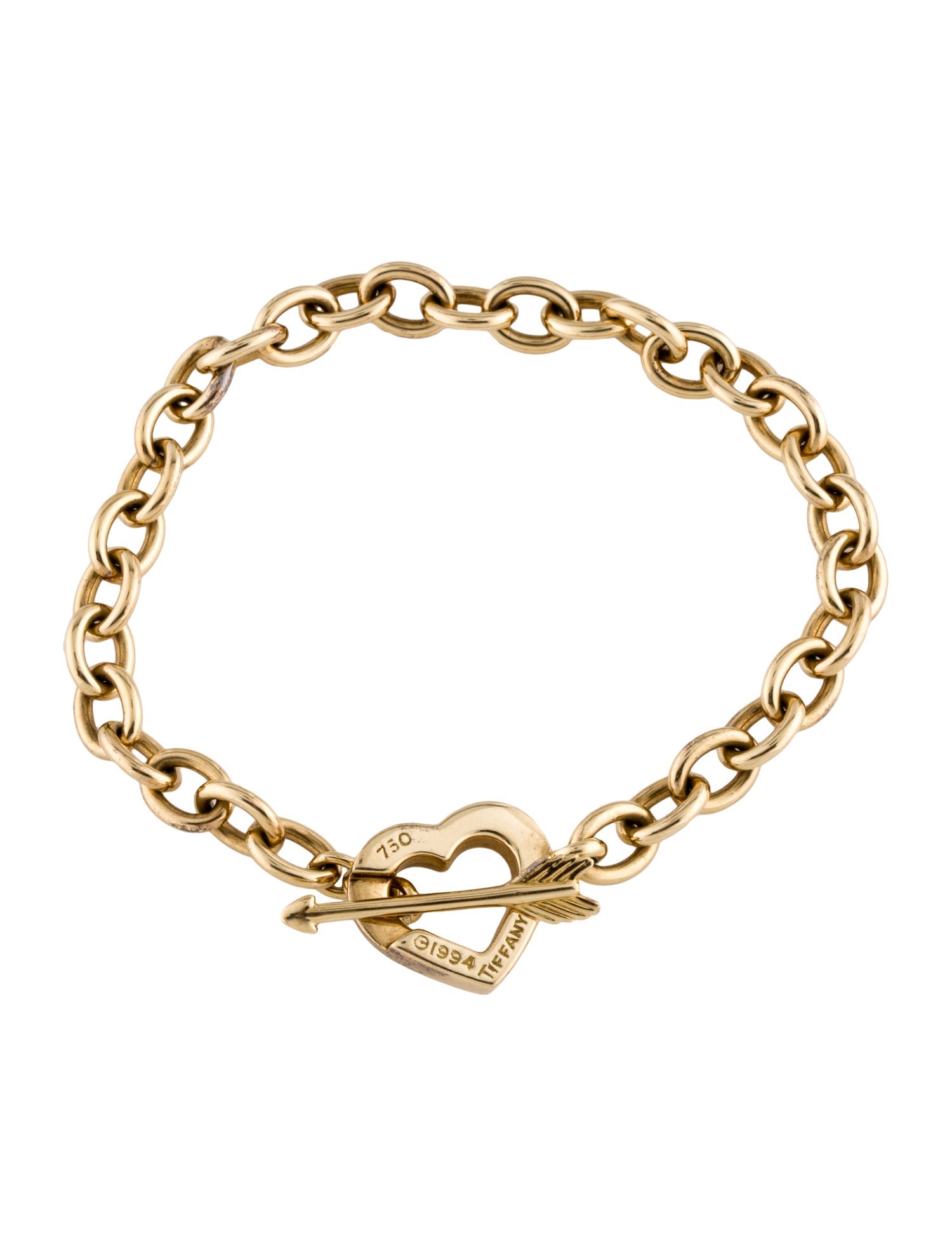 ブレスレット Tiffany&Co. 37298182 HEART & ARROW BRACELET-sale Tiffany & Co. Sterling Silver 7.25