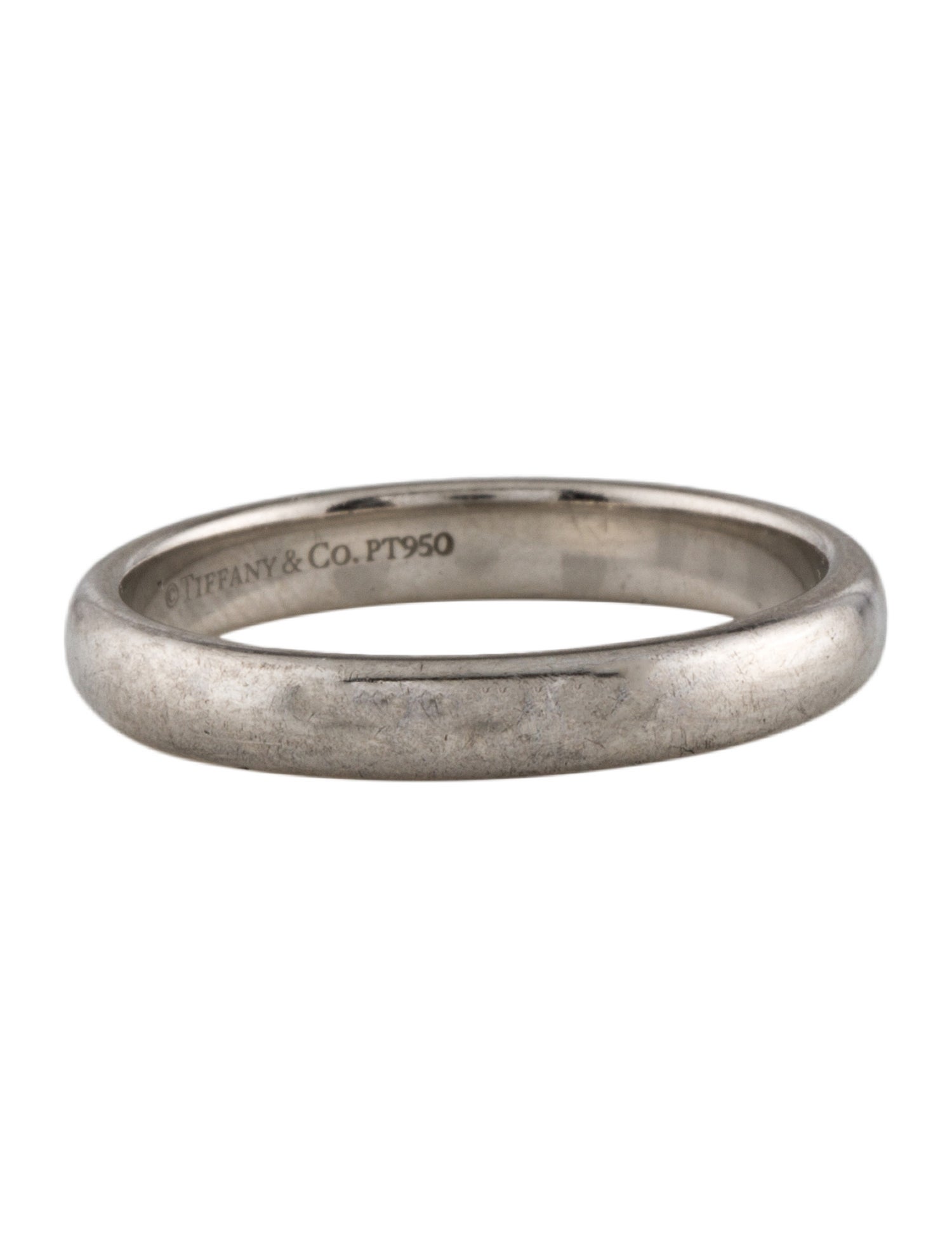 Tiffany & Co. Platinum Tiffany Forever Wedding Band Ring - 950 Platinum ...