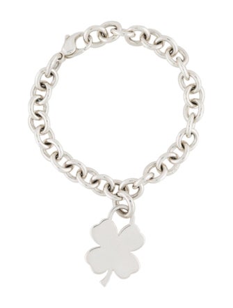 Tiffany & Co. Four Leaf Clover Charm Bracelet