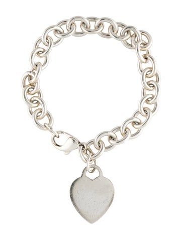 Tiffany & Co. Charm Heart Tag Bracelet