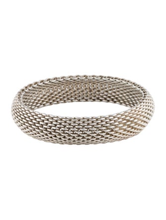 Tiffany & Co. Somerset Mesh Bangle Bracelet