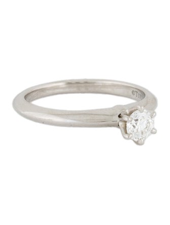 Tiffany & Co. Platinum Diamond Solitaire Engagement Ring