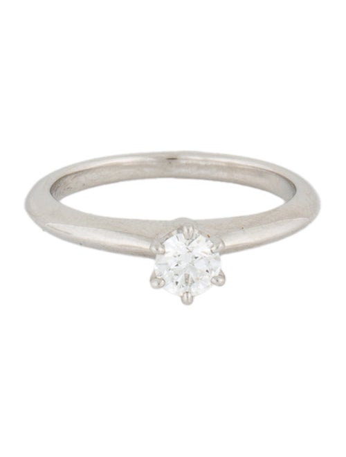 Tiffany & Co. Platinum Diamond Solitaire Engagement Ring
