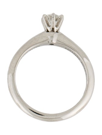 Tiffany & Co. Platinum Diamond Solitaire Engagement Ring