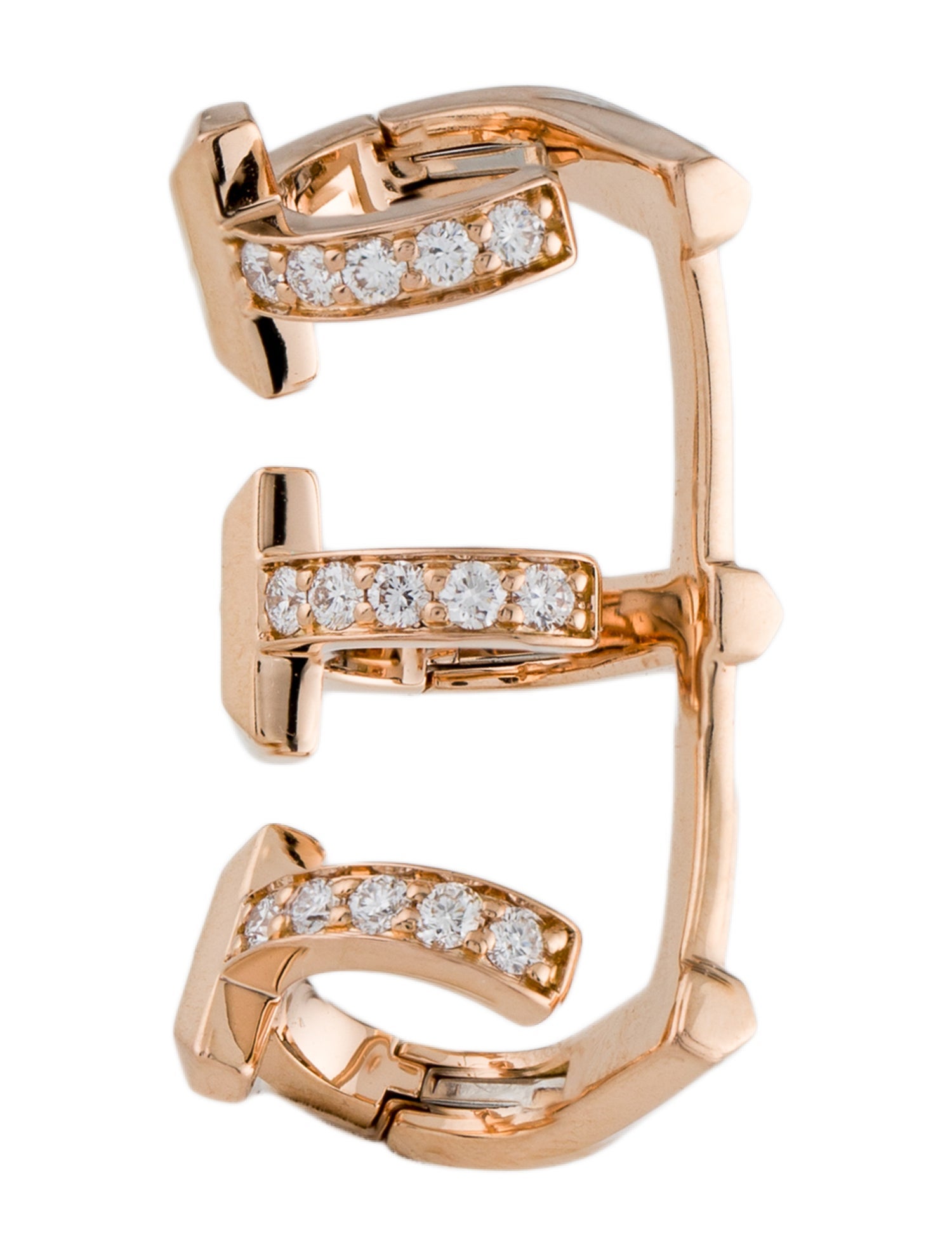 Tiffany & Co. 18K Diamond T1 Ear Cuff